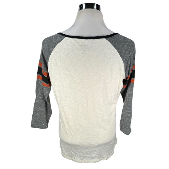 G-III 4her by Carl Banks Philadelphia Flyers T-Shirt Women’s XL Scoop Neck Cream - Picture 4 of 9